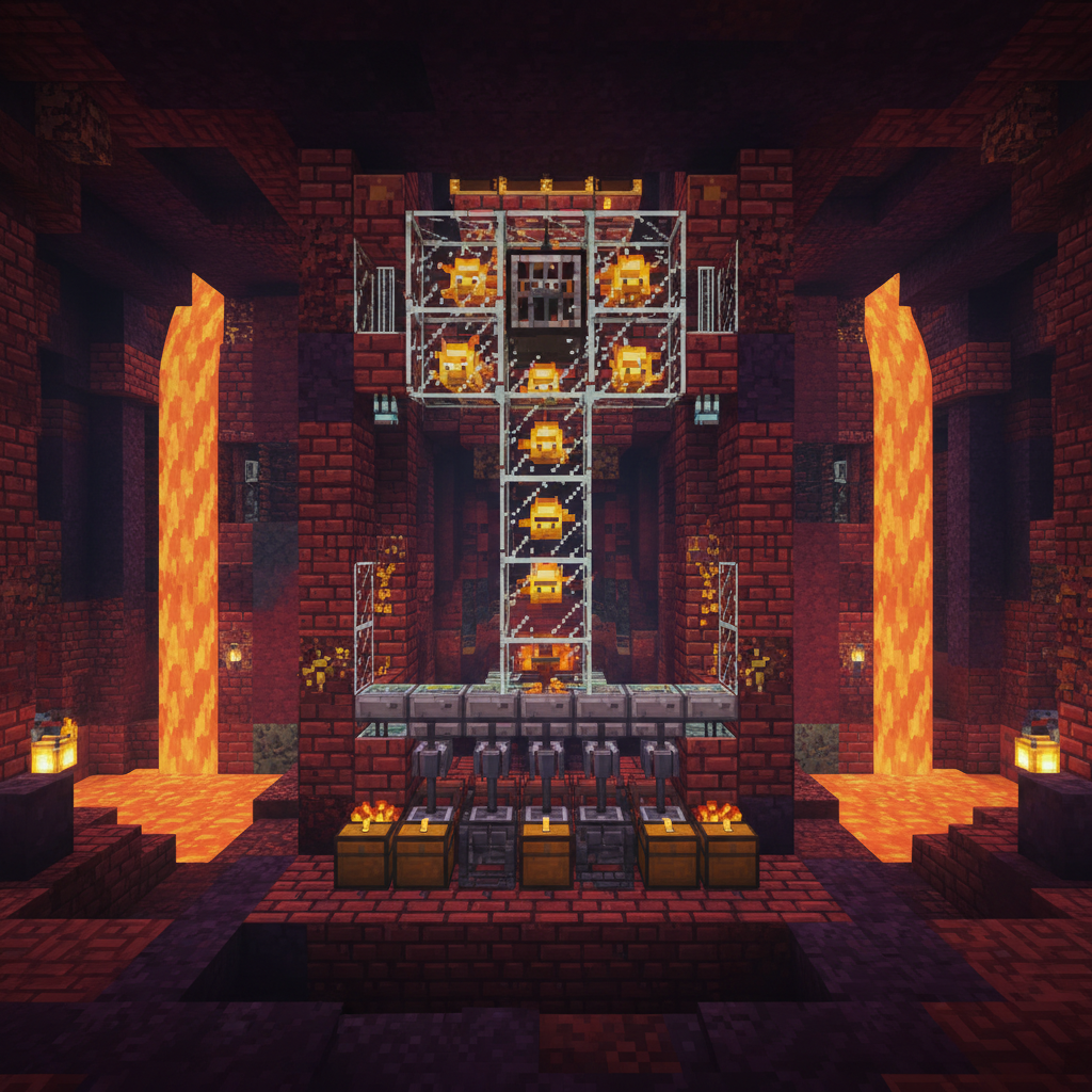 como fazer uma farm de blaze no minecraft?